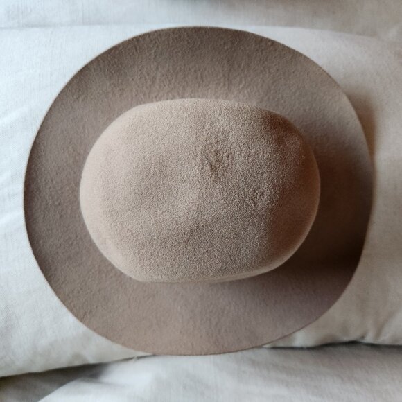 🇨🇦 Smithbilt “Nomad” Unisex Sand Felt Western Hat – Size 6 ½ - Picture 2 of 6